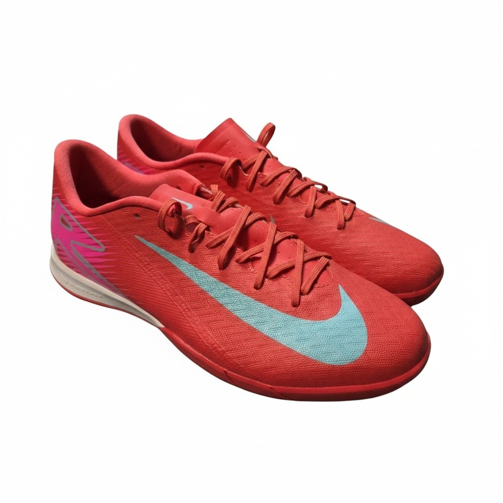 Nike Zoom Mercurial Vapor 15 Academy IC Indoor Soccer Shoes Red FQ8434-800 SZ 12